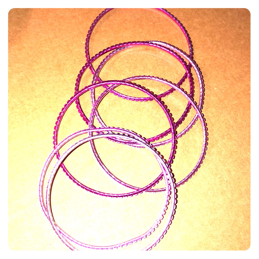 Pink Stackable Bracelets 5$